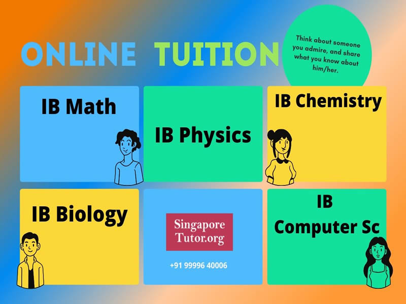 IBDP IGCSE Tutor Tuition Teacher Singapore All Subjects