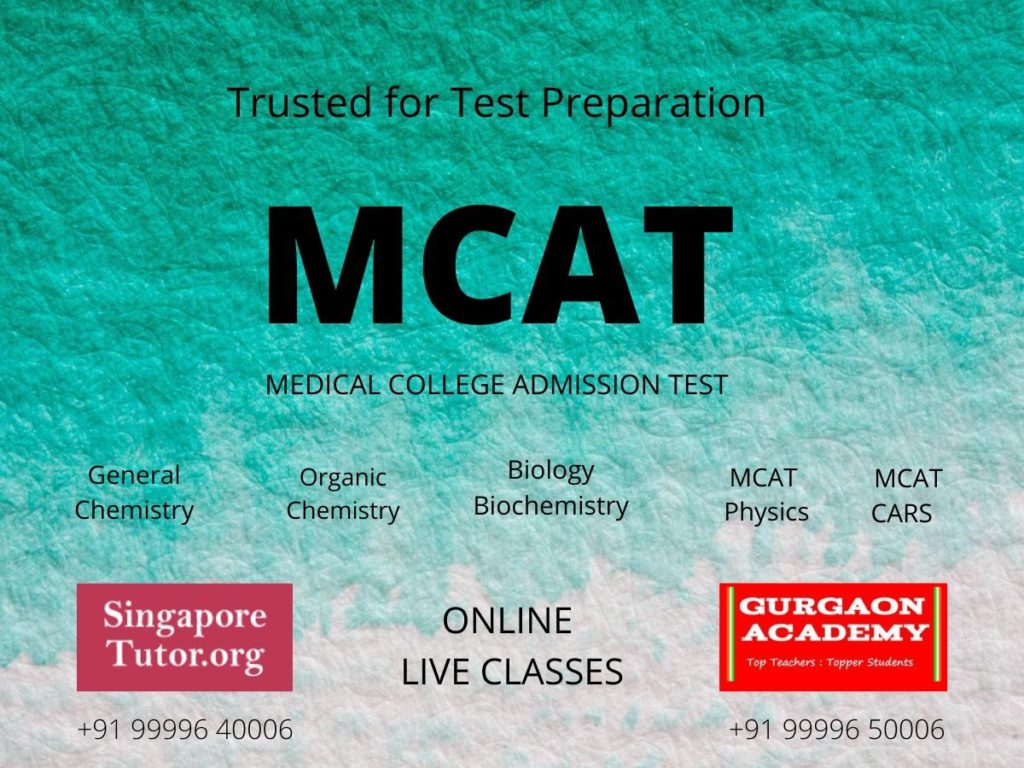 MCAT(Medical College Admission Test):Online Test Prep Coaching